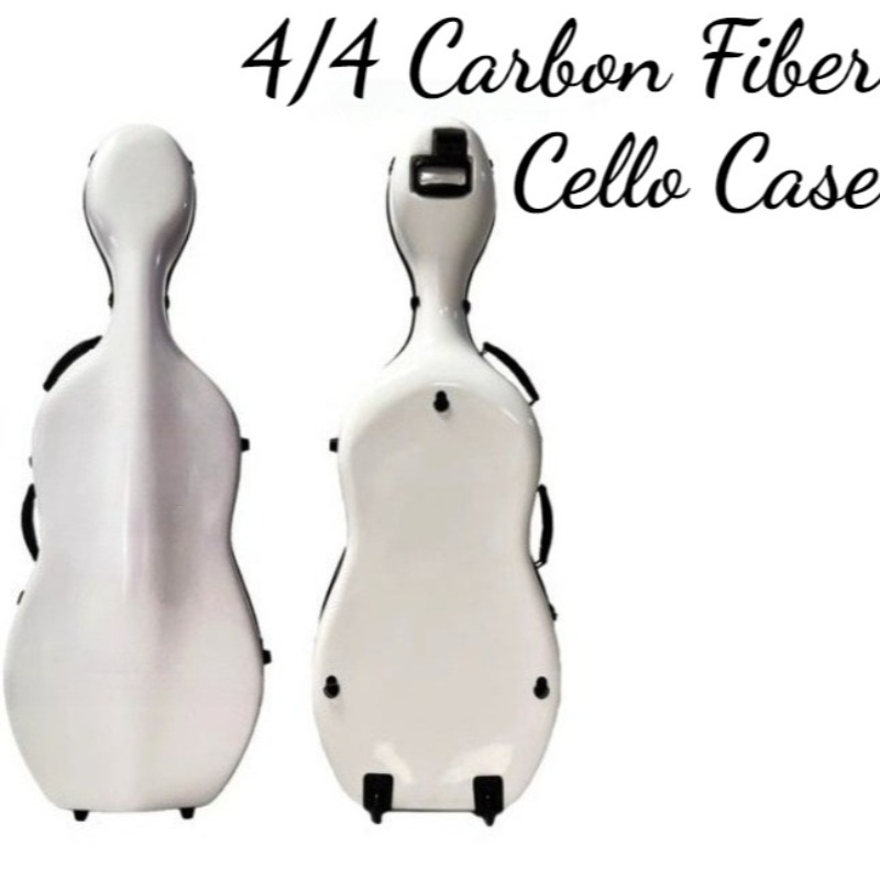Musical Instrument Cello - 4/4 カーボンファイバーチェロケース傷防止耐摩耗性軽量ポータブルショルダーチェロボックス楽器アクセサリー