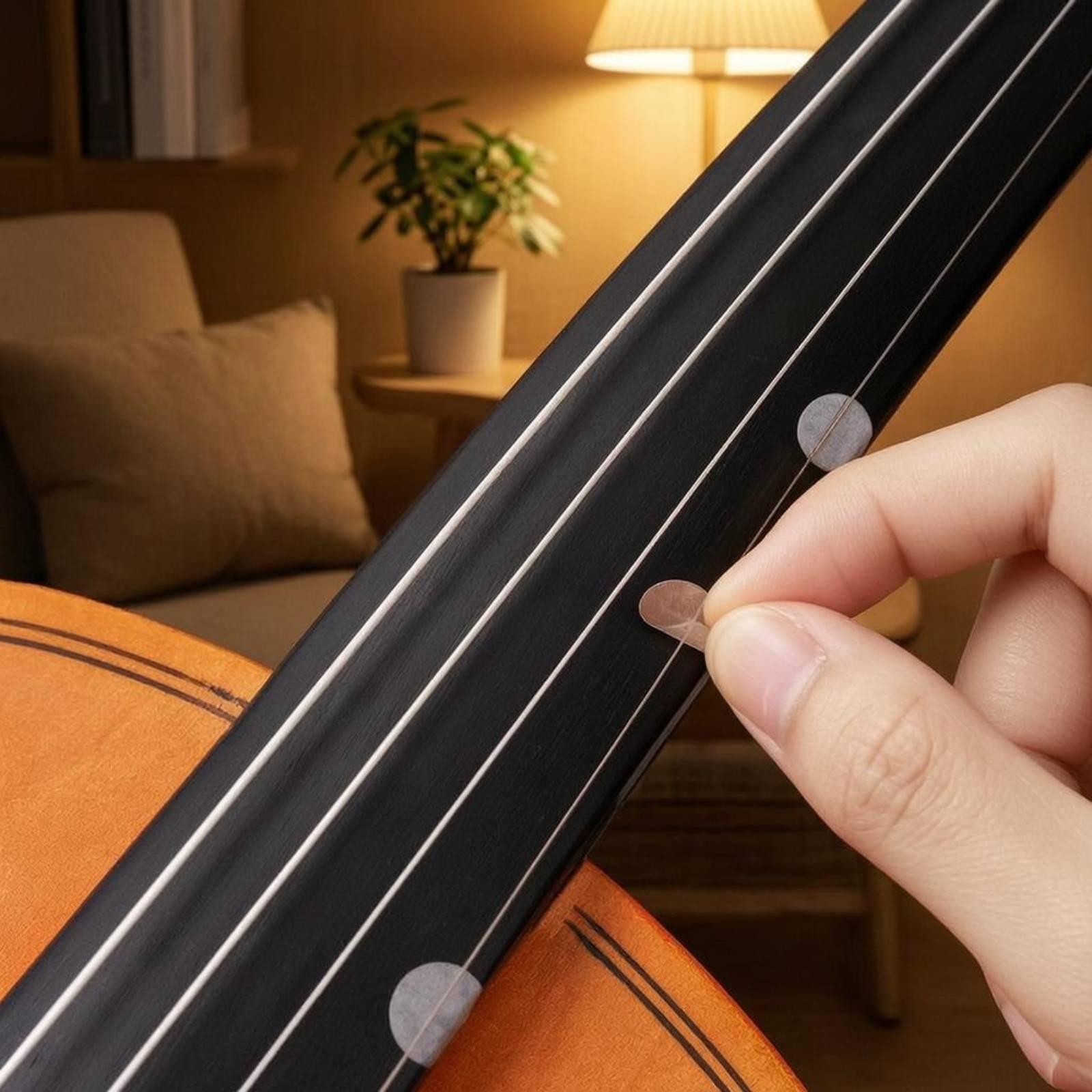 Musical Instrument Cello - 音楽学習練習用ドットテープ指板マーカー（弦楽器、バイオリン、チェロ用、学生用アクセサリー）