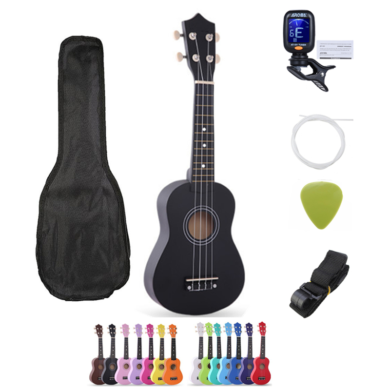 Musical Instrument Hawaiian - 子供のためのウクレレ,ブナの木のギター,21インチ,積み重ね可能,オルソプラノ4弦,ハワイアン