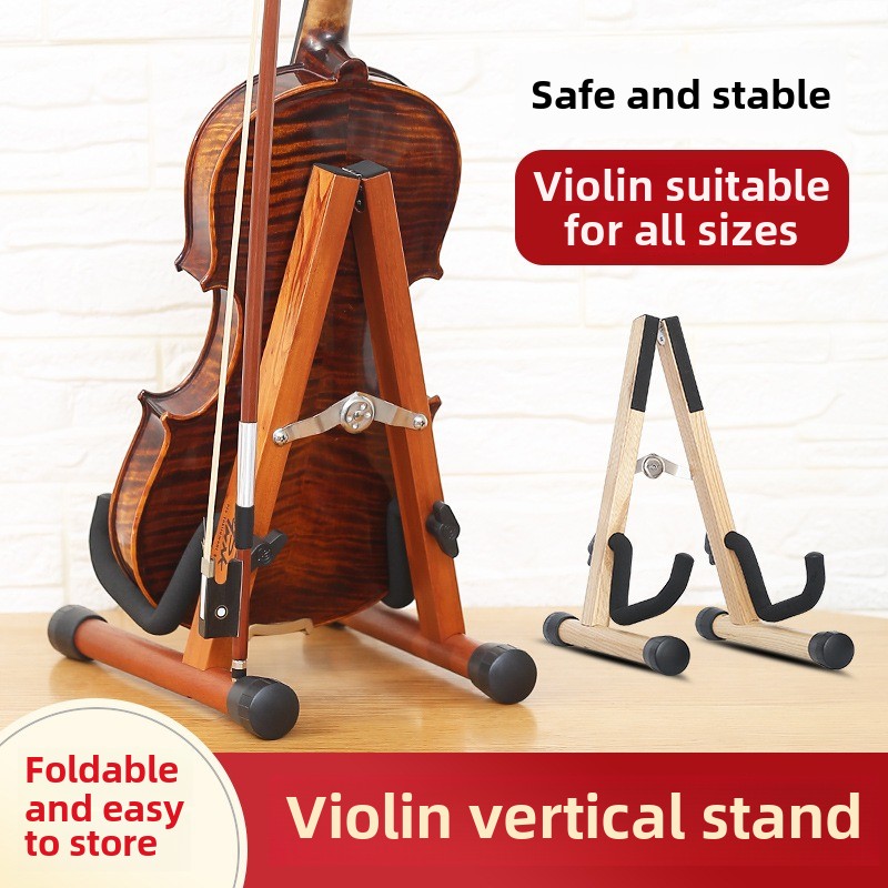 Musical Instrument Fiddle - 収納用調節可能なバイオリンホルダー、ディスプレイラック、楽器棚、格納式、折りたたみ式ブラケット、スポンジパッド、収納アクセサリー