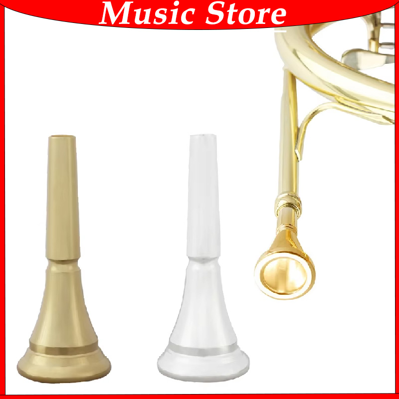 Musical Instrument Horn - プロのフレンチホルンマウスピースゴールドシルバーメッキマウスピースフレンチホルン交換部品楽器アクセサリー