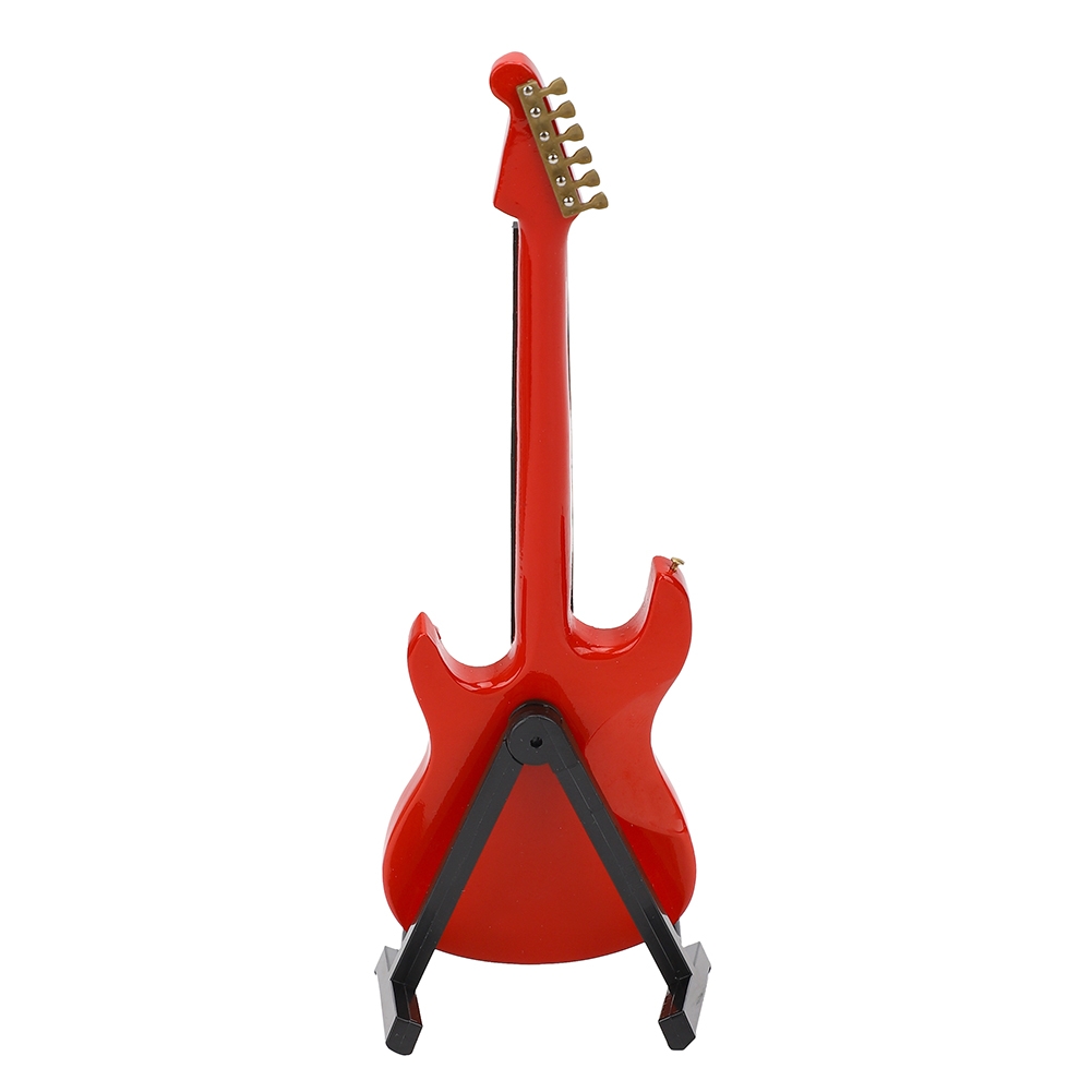 ミニチュア赤いエレキギターモデル楽器工芸品装飾品ギフト - Musical Instrument Guitar のレビューと価格