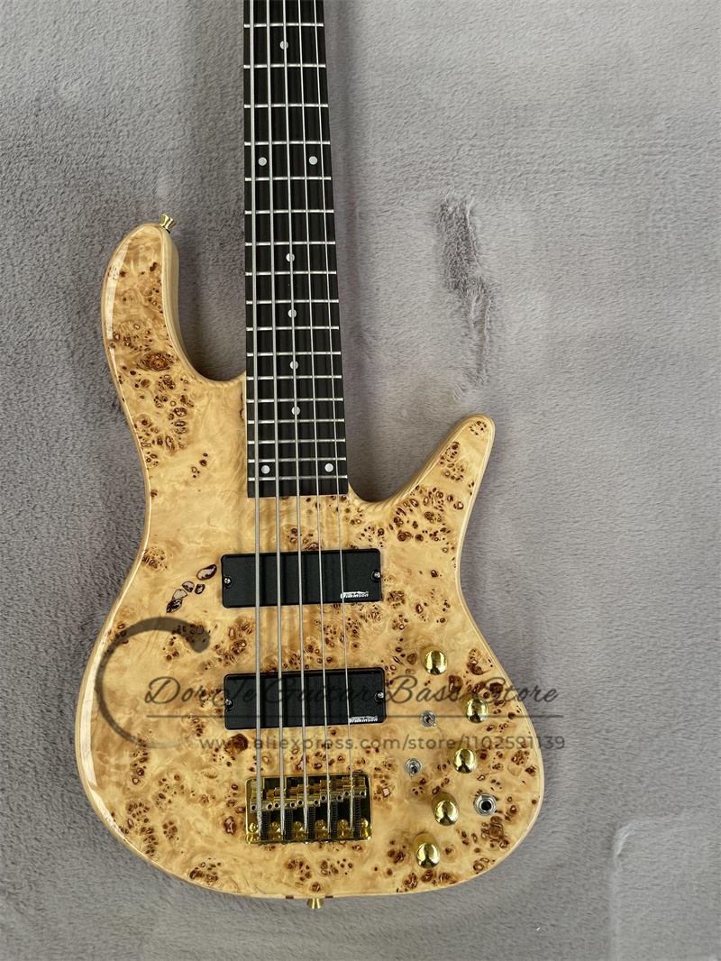 ローズウッド指板ベースギター,5弦,メイプルネック,バールの - Bass Guitar Fretless のレビューと価格