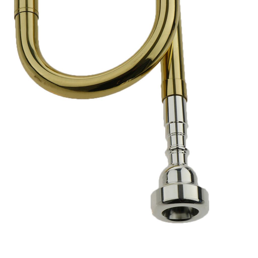 子供用トランペット金管楽器 ゴールデンビューグル ロングホー - Musical Instrument Horn のレビューと価格