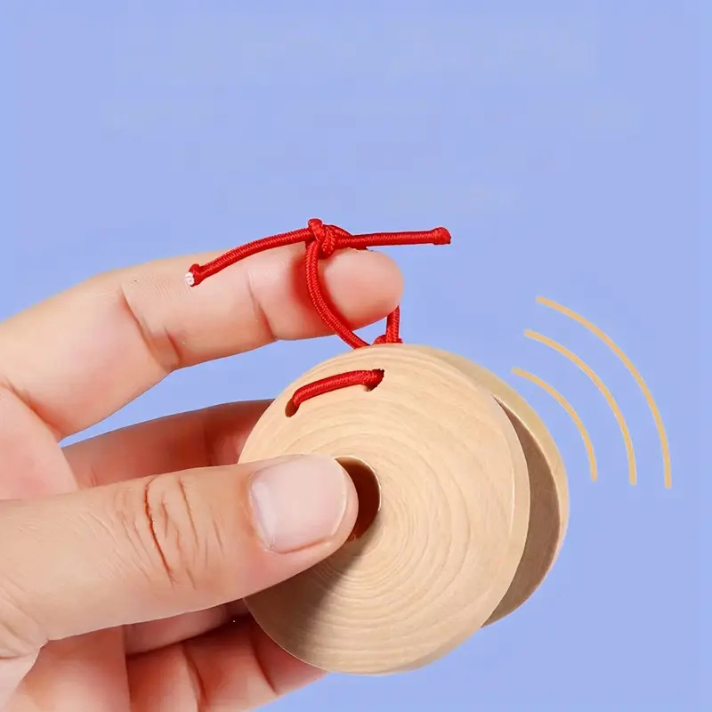 木製カスタネット木製パーカッションフラメンコ楽器子供幼児用お - Castanet Flamenco のレビューと価格