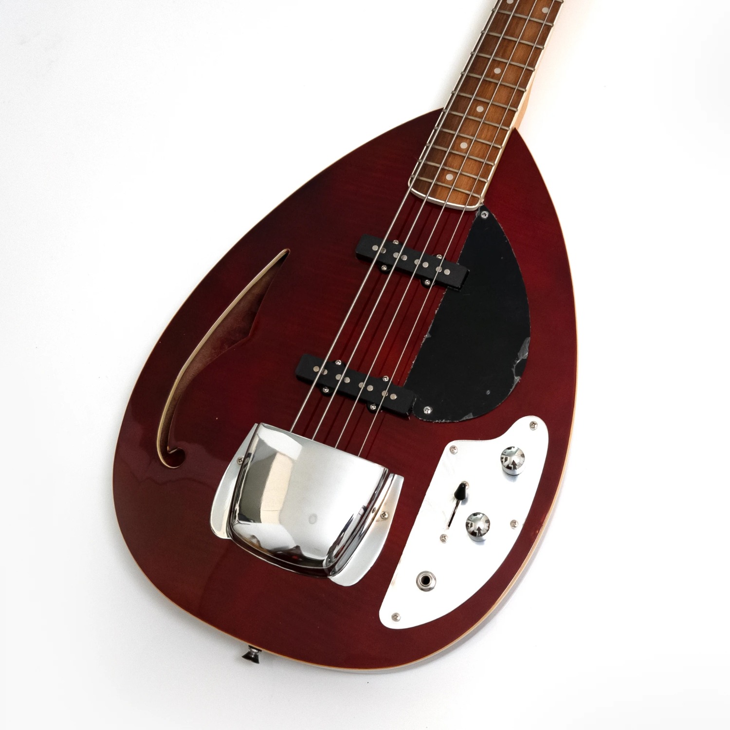 4弦セミホローボディエレクトリックベースギター、マホガニーボ - Bass Guitar Fretless のレビューと価格
