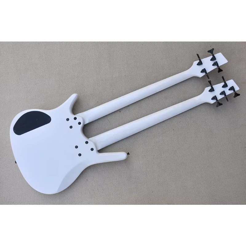 ダブルネック4+5弦エレキベースギター フレットレスエレキベ - Bass Guitar Fretless のレビューと価格