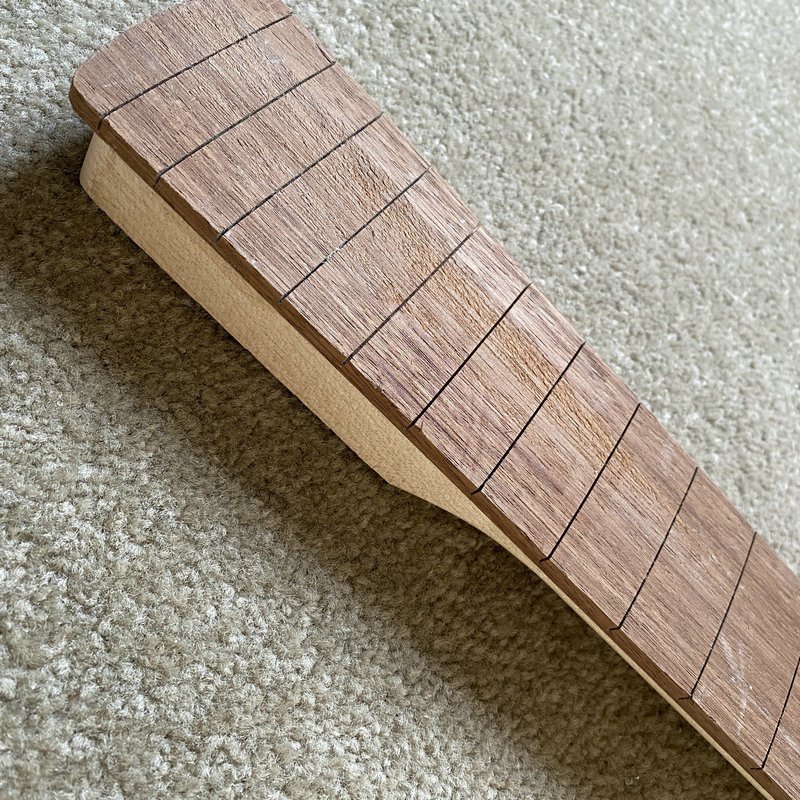 SN879 未完成ベースギターネック 4 弦フレットなし メ - Bass Guitar Fretless のレビューと価格