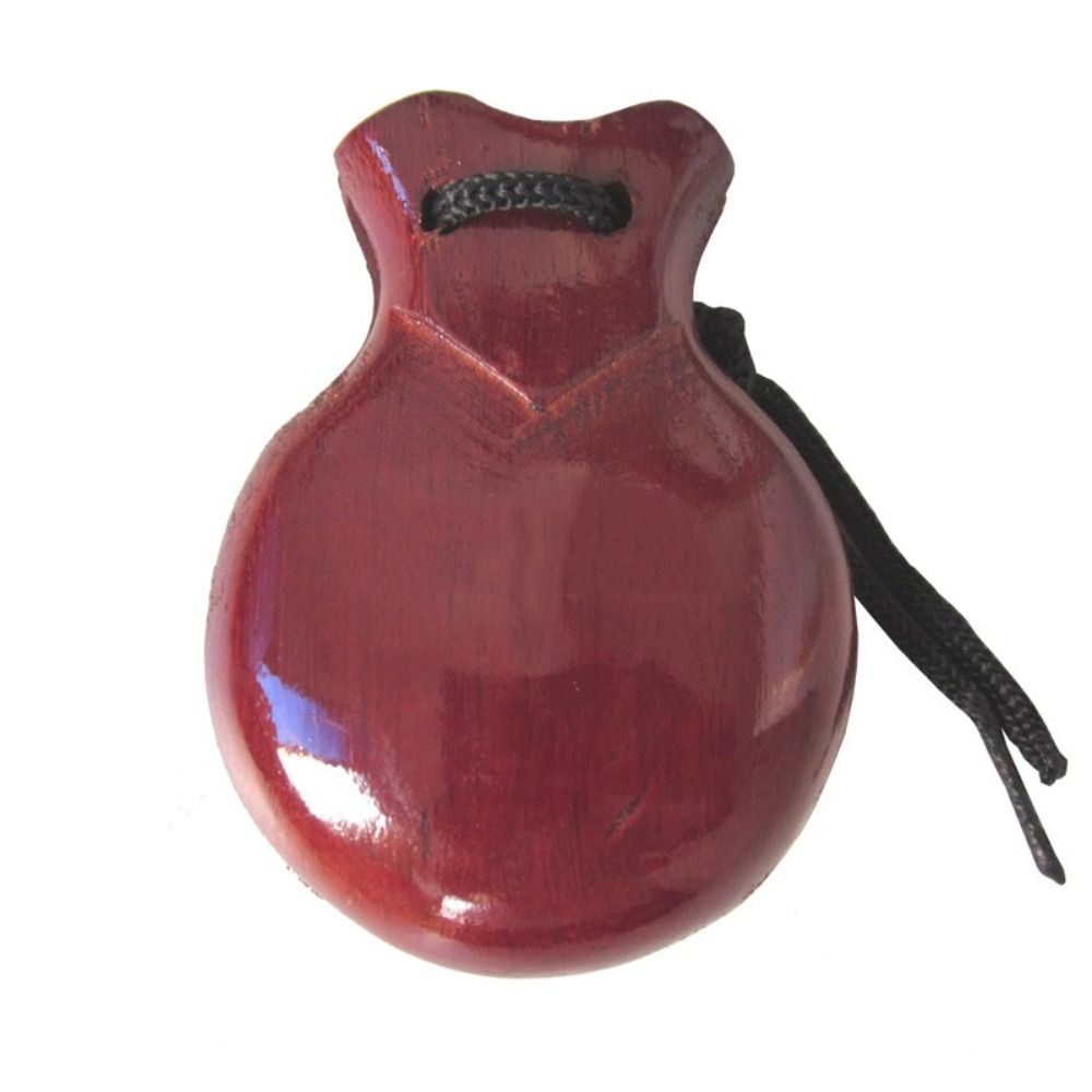 オルフパーカッション木製カスタネット、伝統的なデザイン、弦付 - Castanet Flamenco のレビューと価格