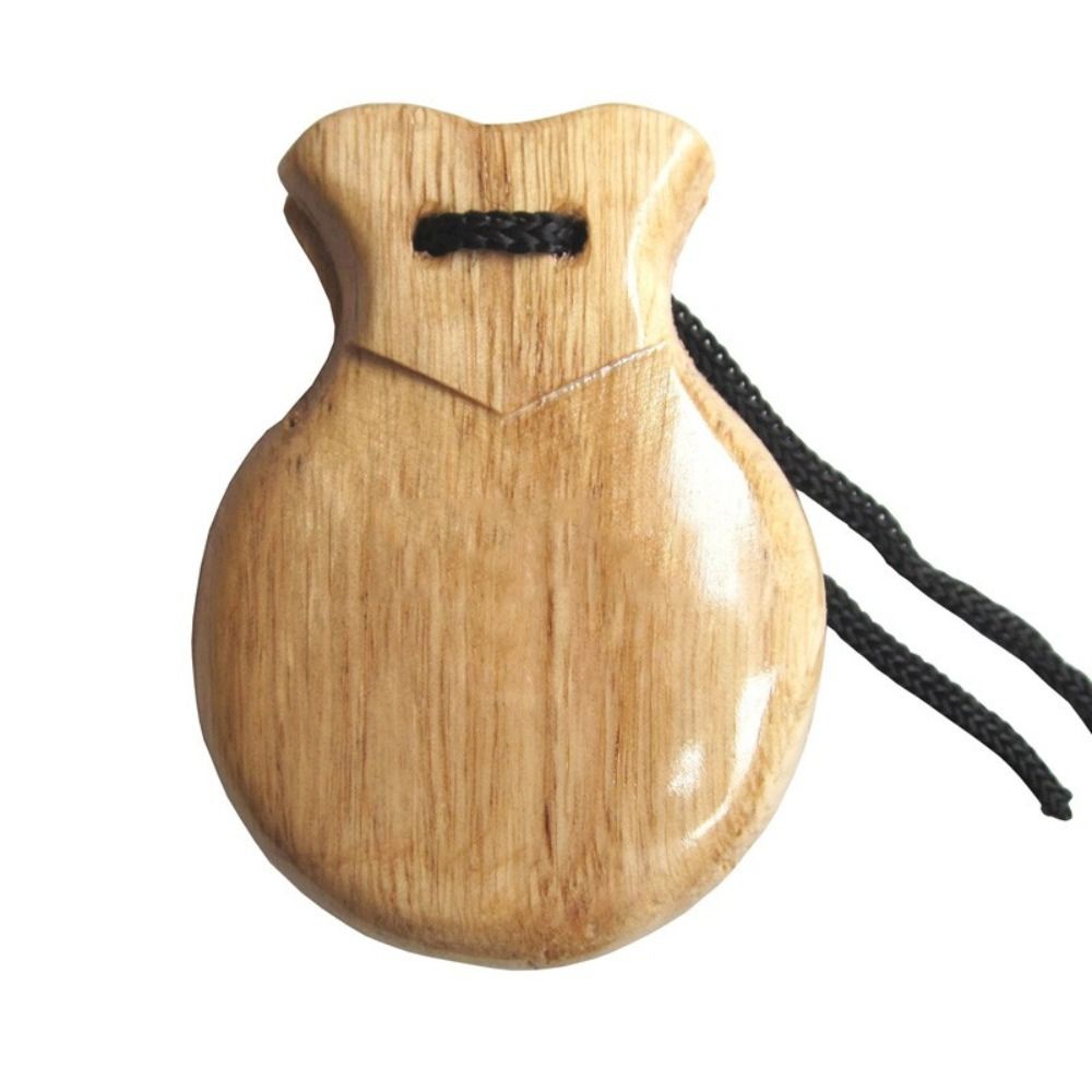 オルフパーカッション木製カスタネット、伝統的なデザイン、弦付 - Castanet Flamenco のレビューと価格