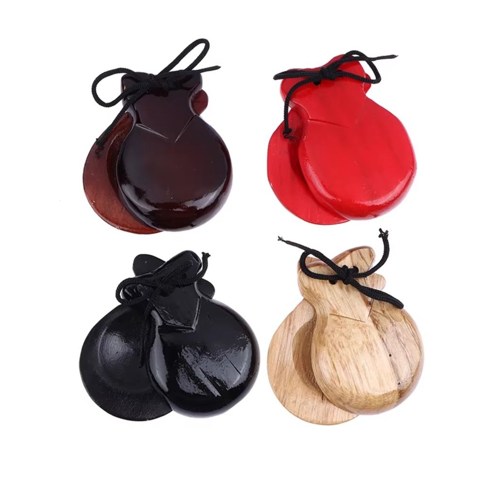 オルフパーカッション木製カスタネット 伝統的なデザインの硬材 - Castanet Flamenco のレビューと価格