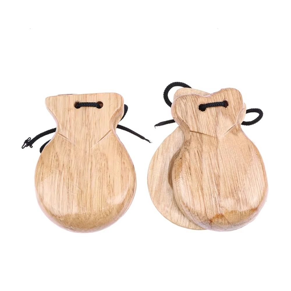 オルフパーカッション木製カスタネット 伝統的なデザインの硬材 - Castanet Flamenco のレビューと価格