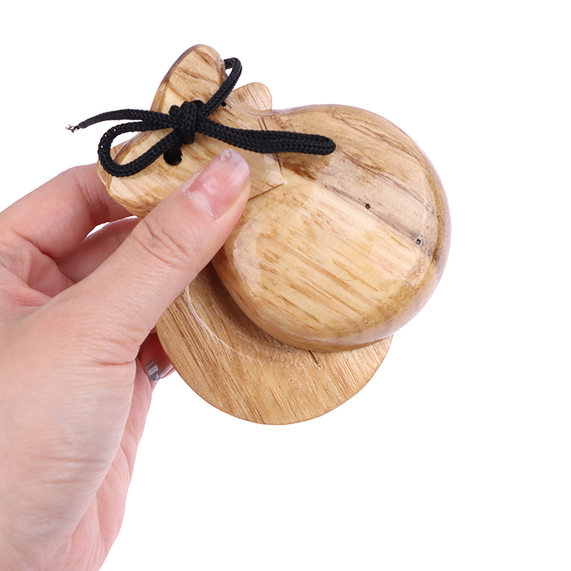 2 個の木製スペインカスタネット伝統的なフラメンコダンスカス - Castanet Flamenco のレビューと価格