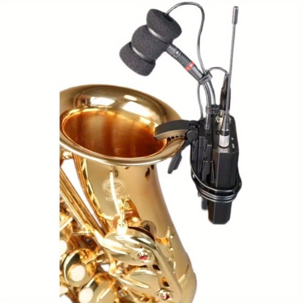 サックス用マイククリップ、ワイヤレスボディパック送信機、トラ - Musical Instrument Horn のレビューと価格