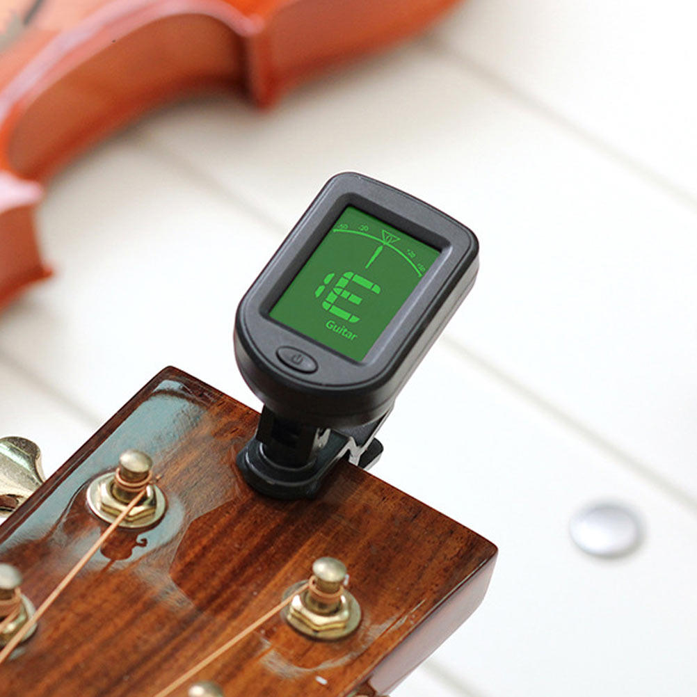 ギター、バイオリン、ウクレレ、ベース用ユニバーサル楽器チュー - Musical Instrument Guitar のレビューと価格