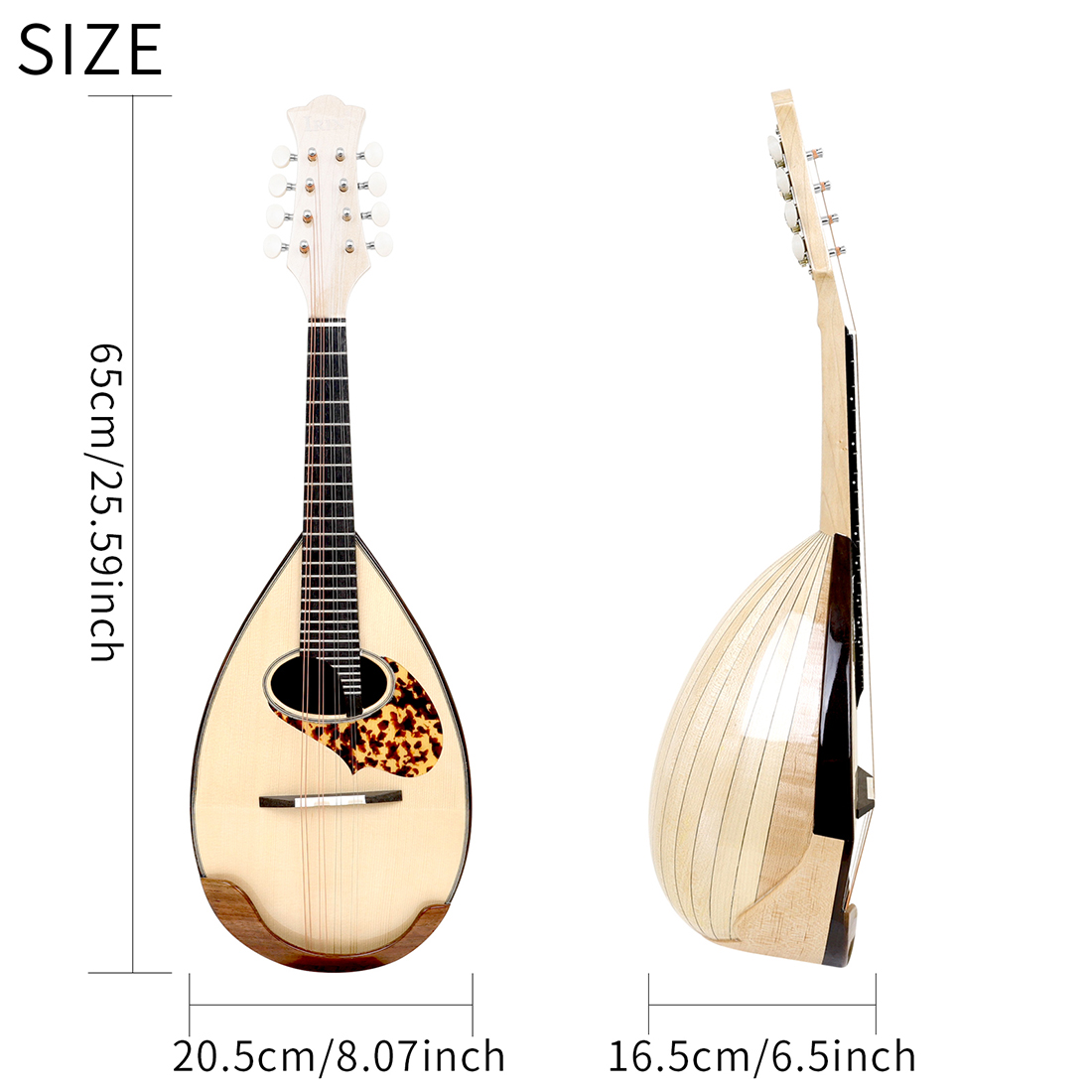 IRIN マンドリン ベルメープルウッド スクープタイプ マ - Musical Instrument Mandolin のレビューと価格