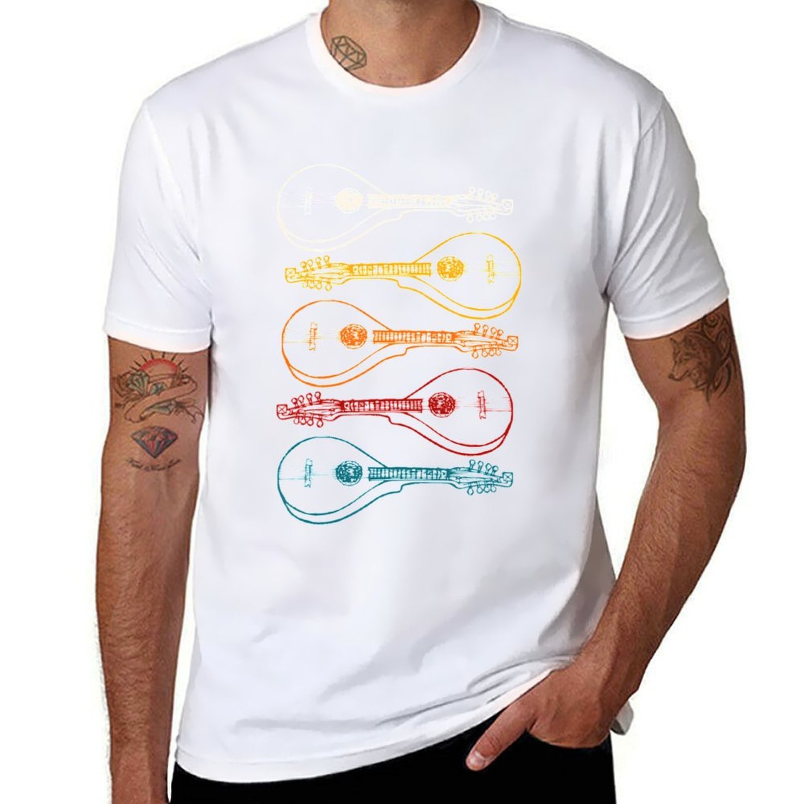 グレートマンドリン楽器ブルーグラス Tシャツ tシャツ男の高 - Musical Instrument Mandolin のレビューと価格
