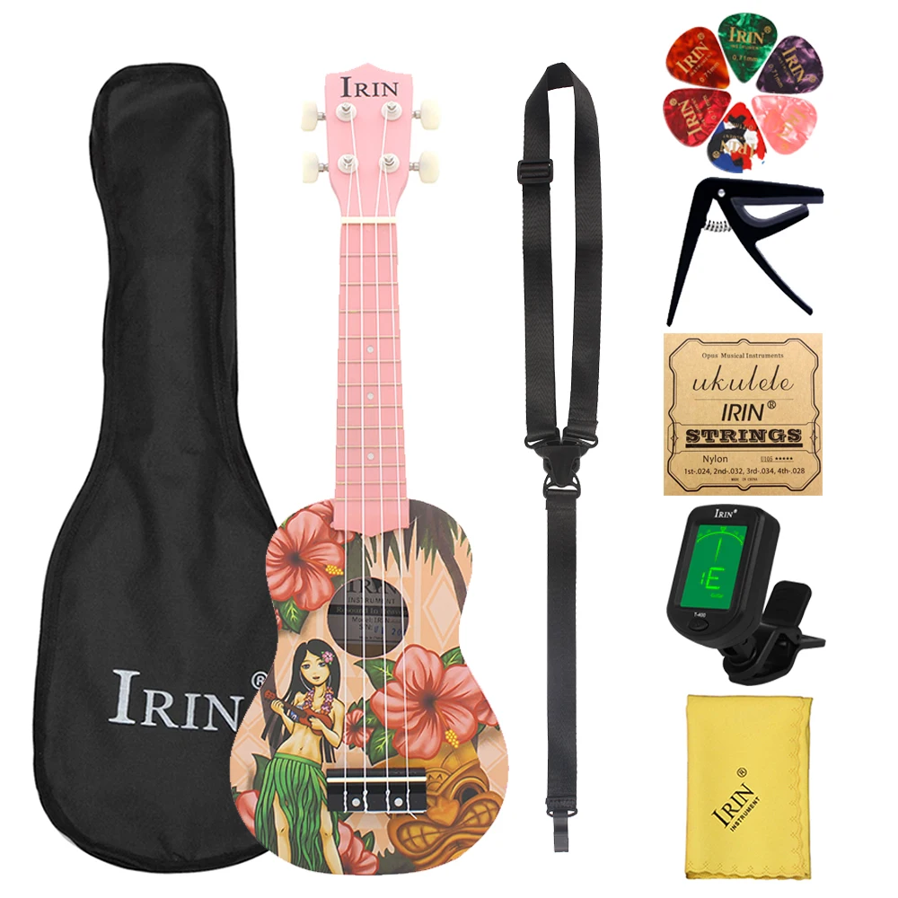 Irin-hawaiian girlハワイアンウクレレ楽器、 - Musical Instrument Hawaiian のレビューと価格