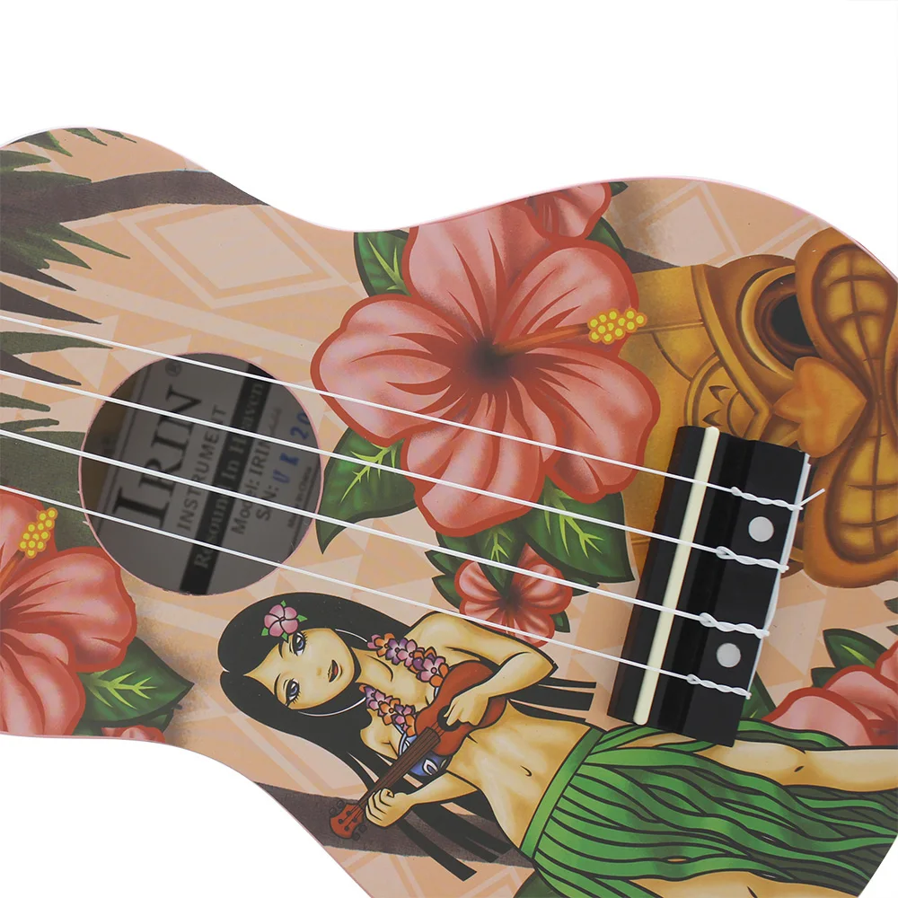 Irin-hawaiian girlハワイアンウクレレ楽器、 - Musical Instrument Hawaiian のレビューと価格