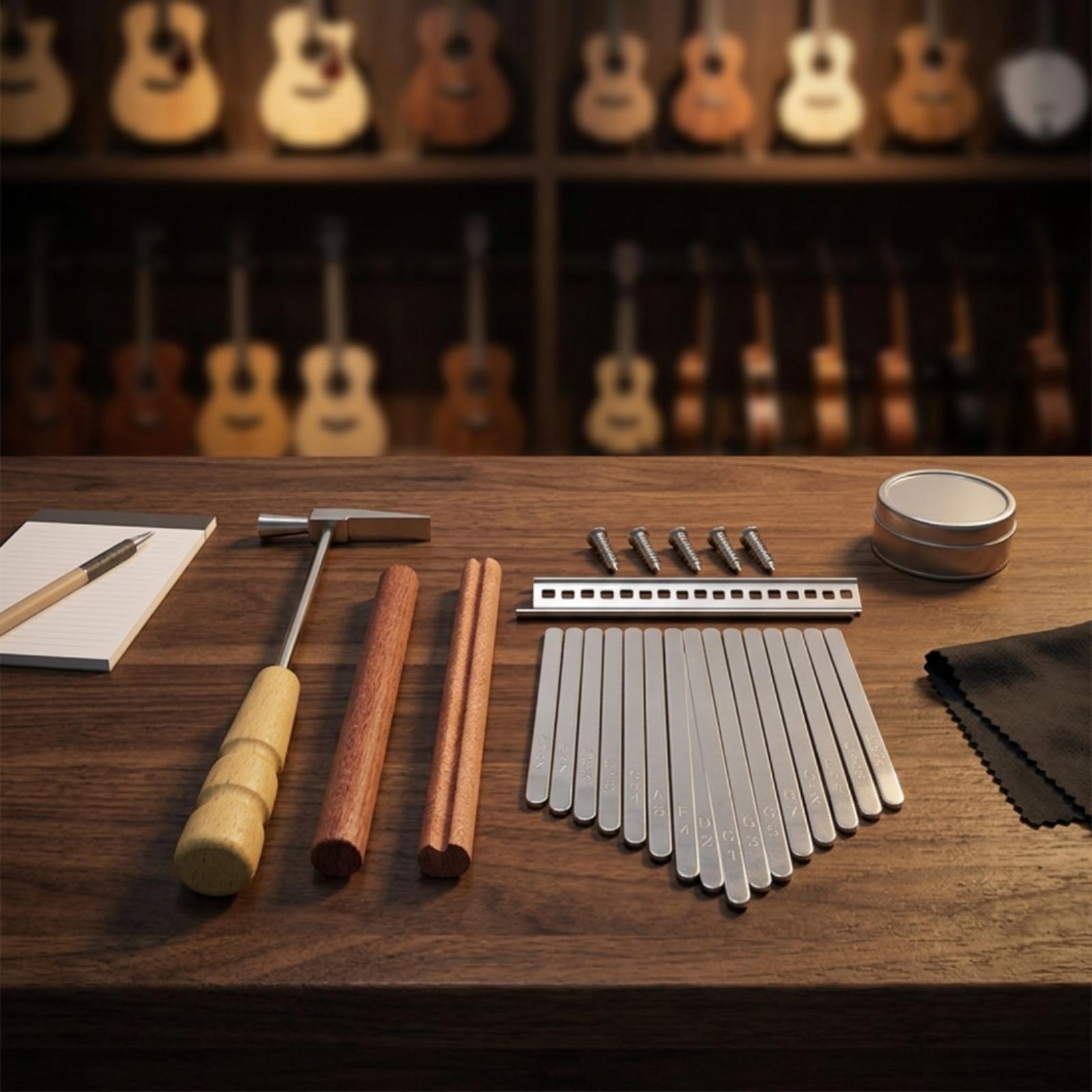 DIYカリンバ親指ピアノ 17キー シルバーメタル チューニ - Musical Instrument Diy のレビューと価格