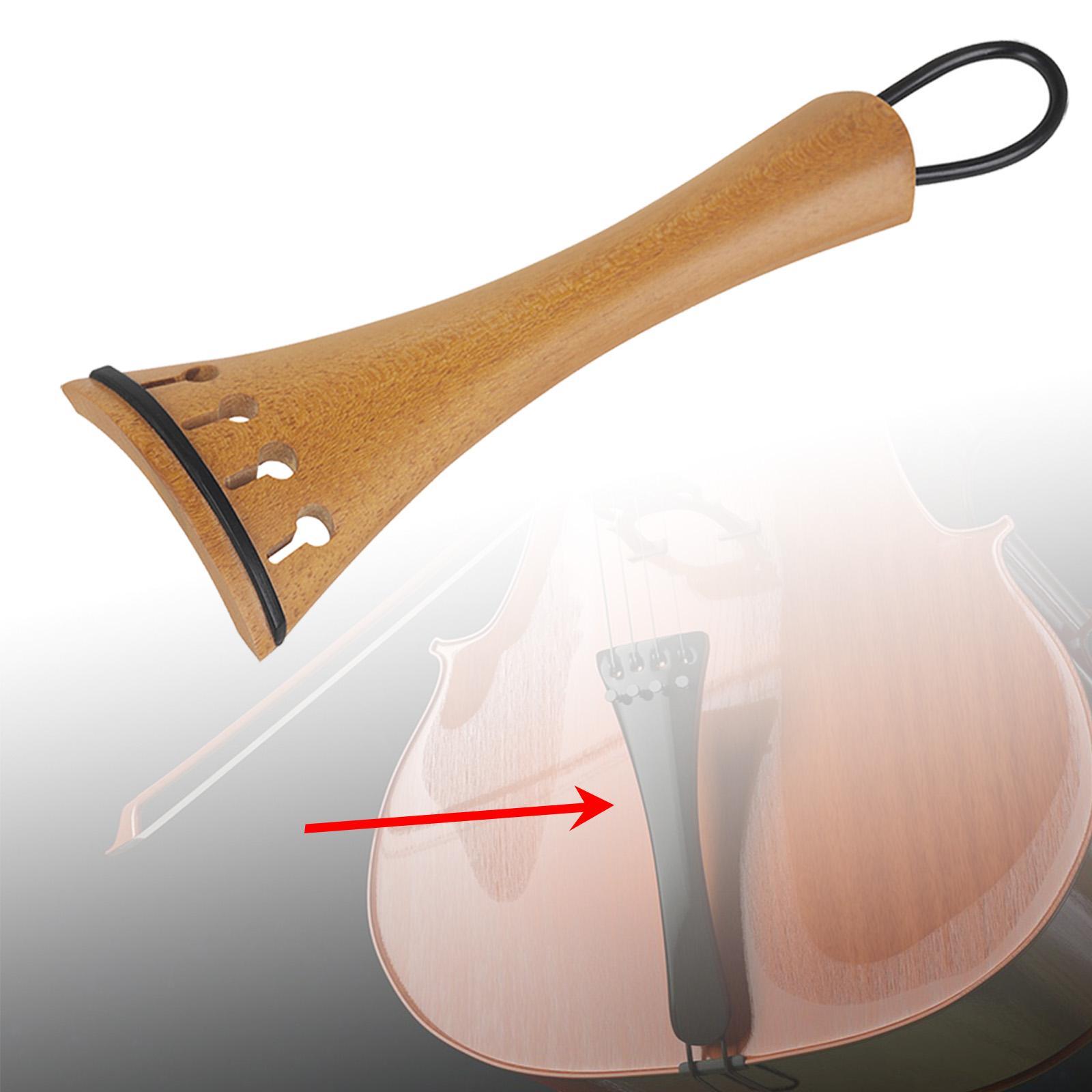木製バイオリンテールピースフィドル軽量弦調整器楽器部品 4  - Musical Instrument Fiddle のレビューと価格