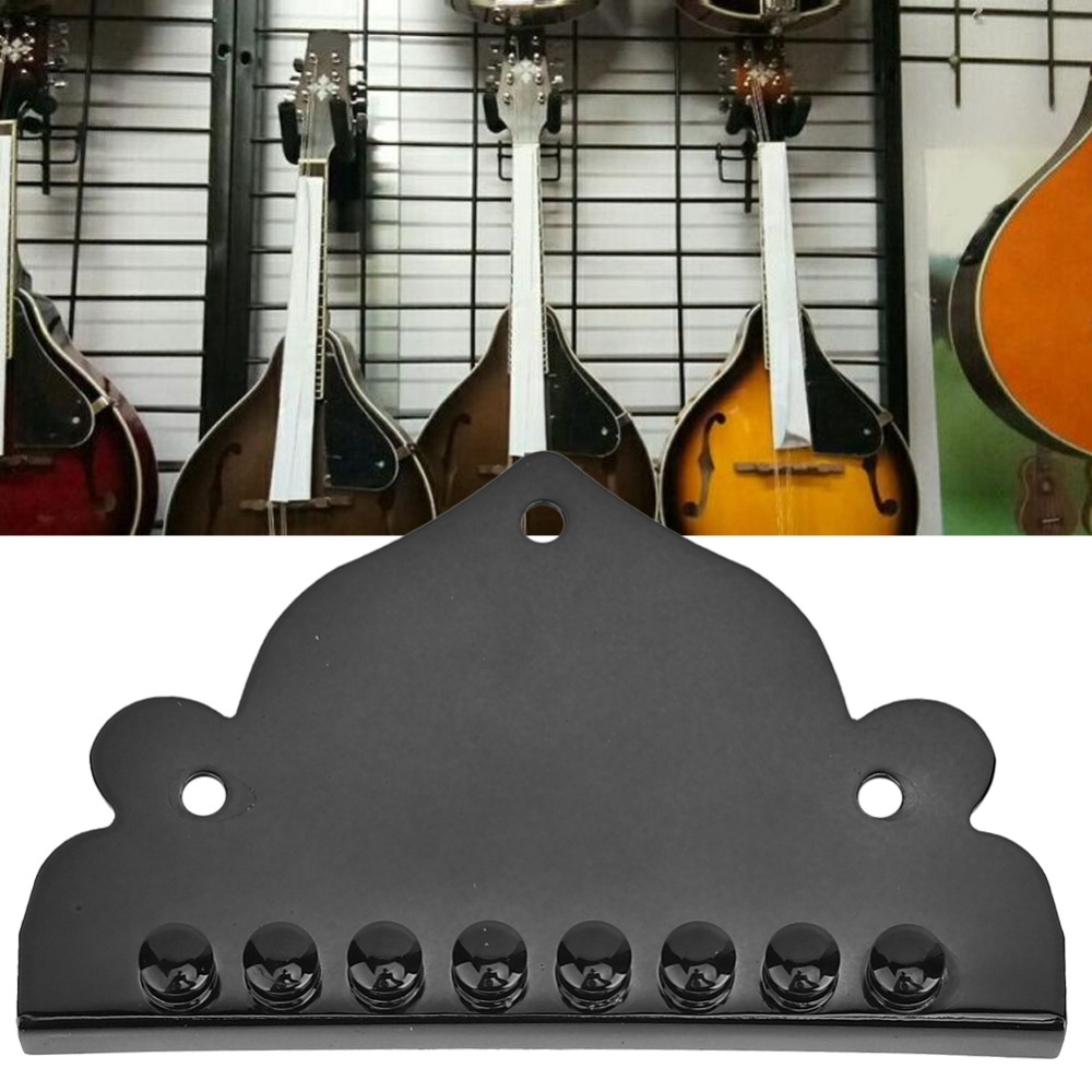 黒色のマンドリンテールピース ​ ​ 8弦 ​ 亜鉛合金 ​ - Musical Instrument Mandolin のレビューと価格